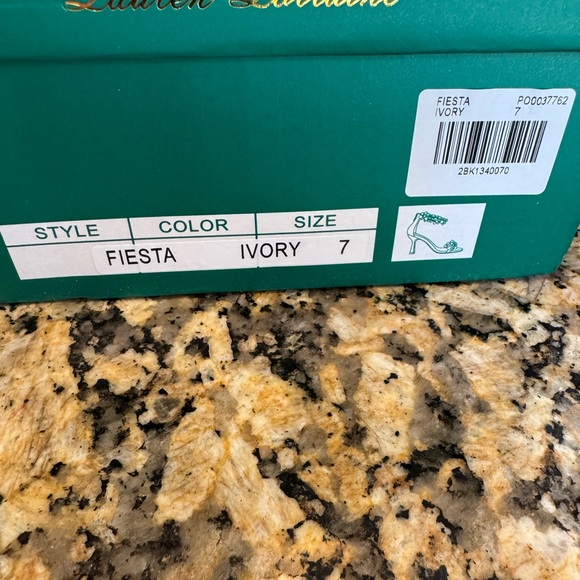 Elegant Pearl-Embellished Cream Heels - Picture 11 of 11